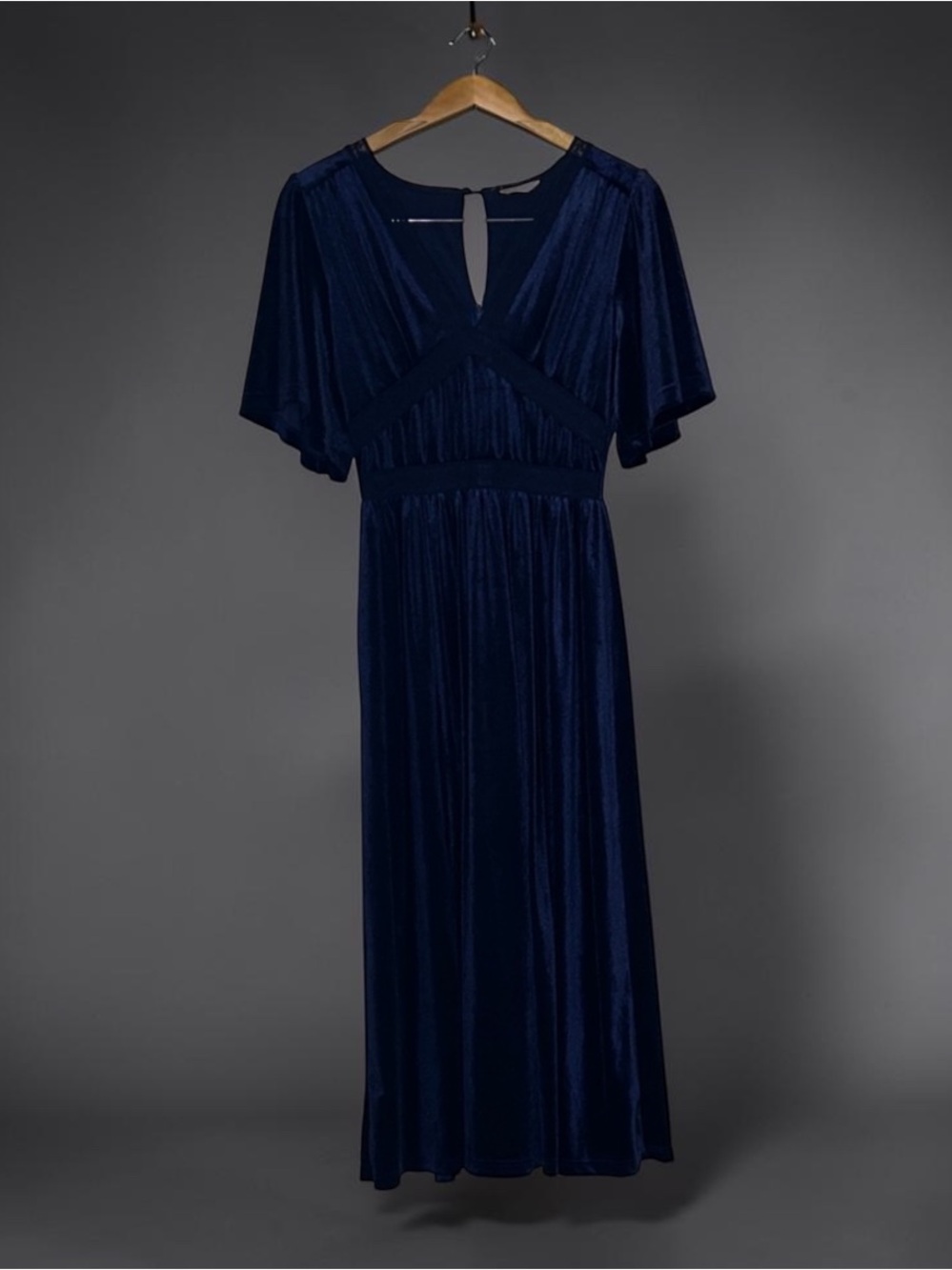 In Loom Navy Blue maxi Dress - Picture 1 of 4